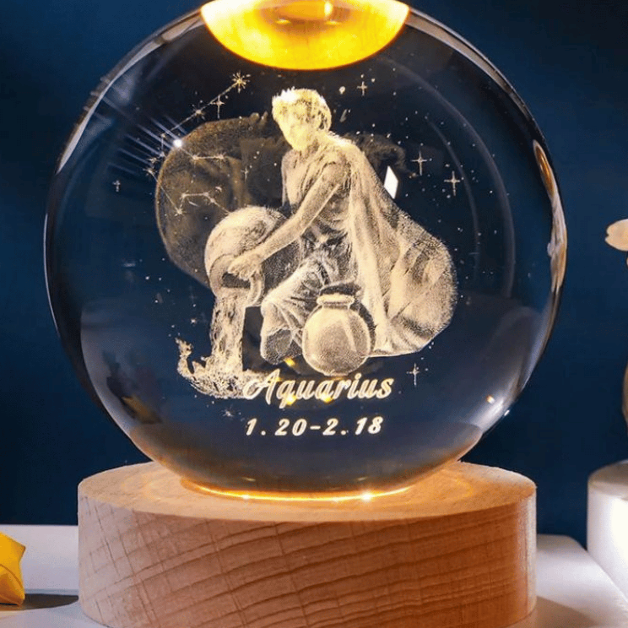 ESFERA SIGNOS ACUARIO 8CM
